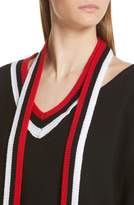 Thumbnail for your product : Monse Tie Neck Wool Sweater