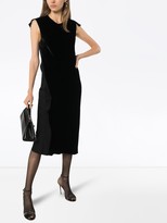 Thumbnail for your product : Helmut Lang Velvet Front Shift Dress