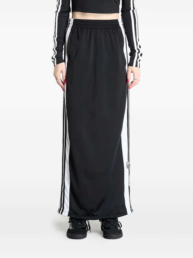 adidas Adibreak Adicolor side-stripe maxi skirt