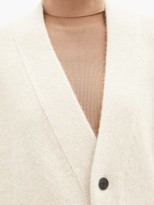 Thumbnail for your product : The Elder Statesman Light And Darkness Longline Cashmere Cardigan - Beige