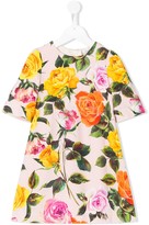 Thumbnail for your product : Dolce & Gabbana Children Rose Pint Dress