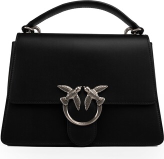 トートバッグ PINKO SS25 'Love One Top Handle' handbag (100066A0F1 R30Q) PINKO Love One Micro Top Handle Bag | Bloomingdale's