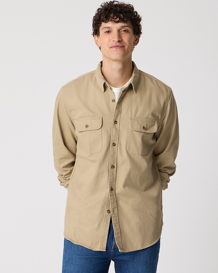 J.Crew Factory Corded twill work shirt