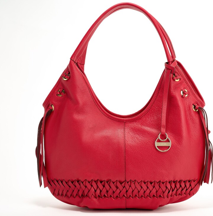 Lodis As Is Texas Leather Julie Hobo Bag