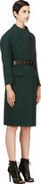 Thumbnail for your product : Nina Ricci Green Silk-Bonded Wool Coat