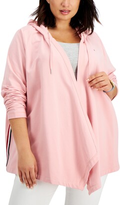 plus size flyaway cardigan