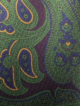 Etro Paisley Embroidered Silk Tie