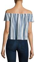 Thumbnail for your product : Bella Dahl Striped Off-The-Shoulder Top