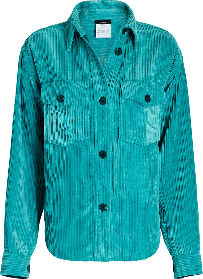 Isabel Marant Madiana ButtonDown Corduroy Shirt ShopStyle