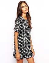 Thumbnail for your product : The Laden Showroom X Zacro Flower Power Woven T-Shirt Dress