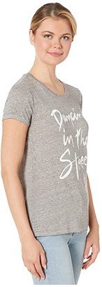 Lucky Brand Dancing in The Street Tee (Heather Grey) Women's Clothing
