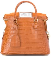 Thumbnail for your product : Maison Margiela small crocodile effect 5AC tote bag