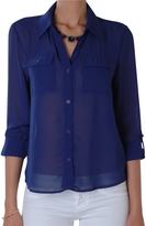 Thumbnail for your product : Button Down Pocket Blouse
