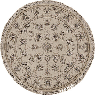 Bokara Rug Co. Inc. High-Quality Hand-Knotted Ivory Area Rug