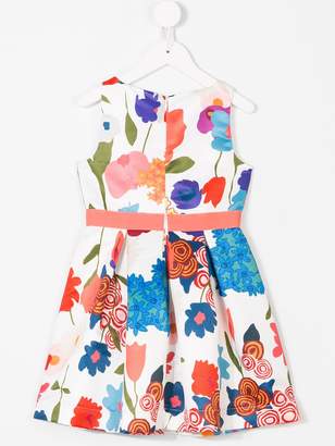 Liu Jo Kids embellished floral-print dress