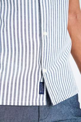 Jack Wills billows short sleeve stripe shirt