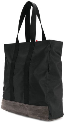 Thom Browne Logo-Patch Two-Toned Tote Bag