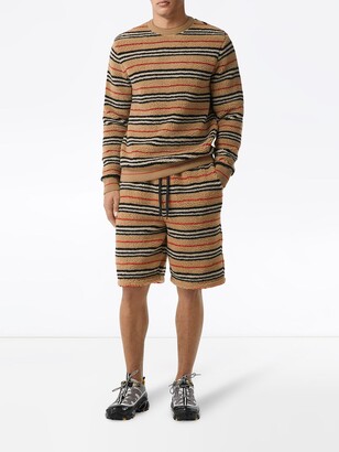 Burberry Icon stripe track shorts