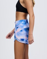 Thumbnail for your product : Gaiam Women's Blue Shorts - Woven Shorts with Mesh