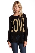 Thumbnail for your product : Romeo & Juliet Couture Love Ripped Sweater