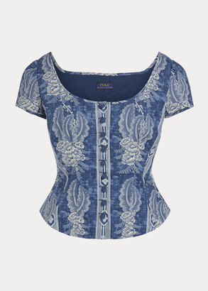 ralph lauren peplum top