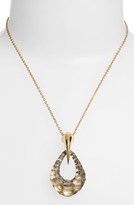 Thumbnail for your product : Alexis Bittar 'Lucite® - Kinshasa' Teardrop Pendant Necklace