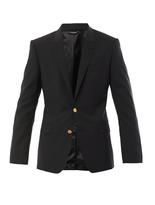 Thumbnail for your product : Dolce & Gabbana Peaked lapel wool blazer