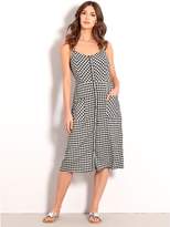 Thumbnail for your product : M&Co Gingham check button front dress