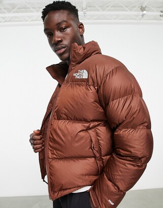 The North Face 1996 Retro Nuptse down puffer jacket in brown - ShopStyle