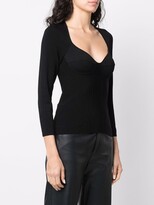 Thumbnail for your product : Alexander McQueen Inserted-Bra Detail Top