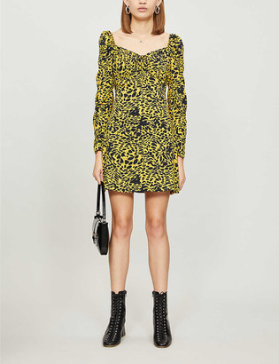 topshop yellow dress