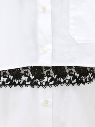 J.W.Anderson Lace-Insert Shirt Dress