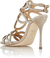 Thumbnail for your product : Sergio Rossi WOMEN'S SUEDE FARRAH SANDALS