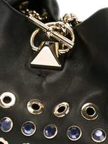 Thumbnail for your product : Sonia Rykiel eyelet embellished shoulder bag