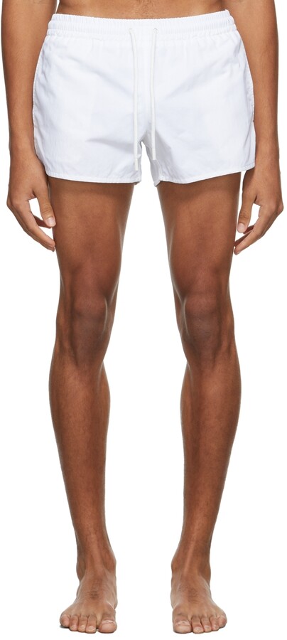 COMMAS White Short Length Swim Shorts - ShopStyle