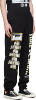 Thumbnail for your product : Online Ceramics Black Graphic Lounge Pants