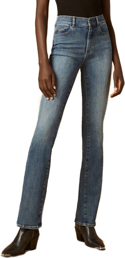 DL1961 - Women's Bridget High Rise Instasculpt Boot Cut Jeans In Admiral