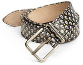 Thumbnail for your product : Alexander McQueen Printed Skull Belt