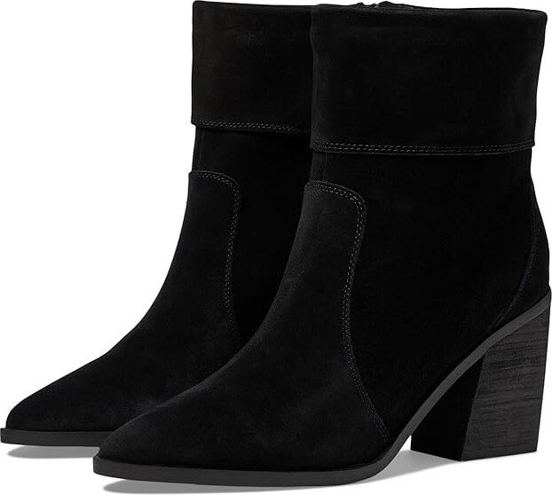 Blondo Sinner Waterproof Women's Shoes Black Suede : 6 M Rubber/Suede