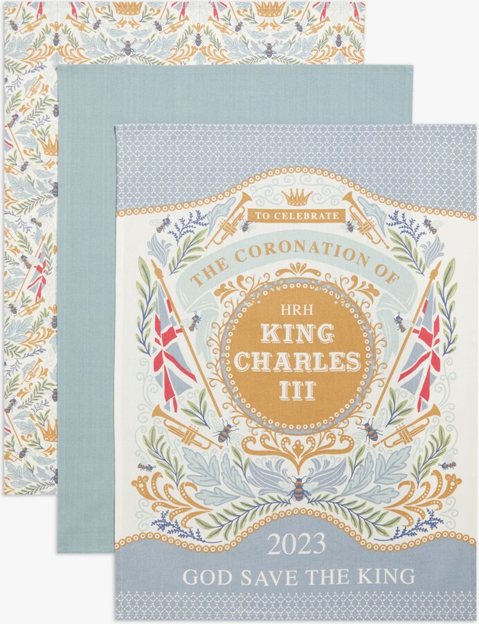 Ulster Weavers King Charles III Coronation Tea Towel ShopStyle Dish