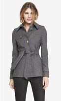 Thumbnail for your product : Express Wool Blend Turn Lock Trench Coat