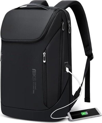 WOOJONG BANGE Business Smart Backpack Waterproof fit 15.6 Inch Laptop Backpack with USB Charging Port,Travel Durable Backpack