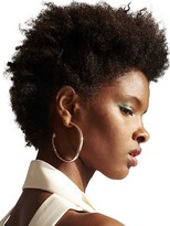 Thumbnail for your product : DEMARSON Calypso 12K Goldplated & Swarovski Crystal Curved Hoop Earrings
