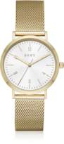 Thumbnail for your product : DKNY Minetta Gold Tone Stainless Steel Mesh Women's Watch