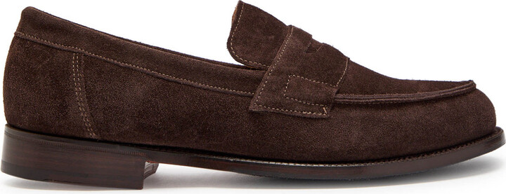 Grenson Epsom Suede Loafers