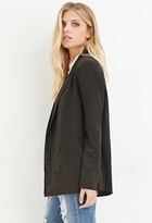 Thumbnail for your product : Forever 21 Contemporary Boxy Buttoned Blazer