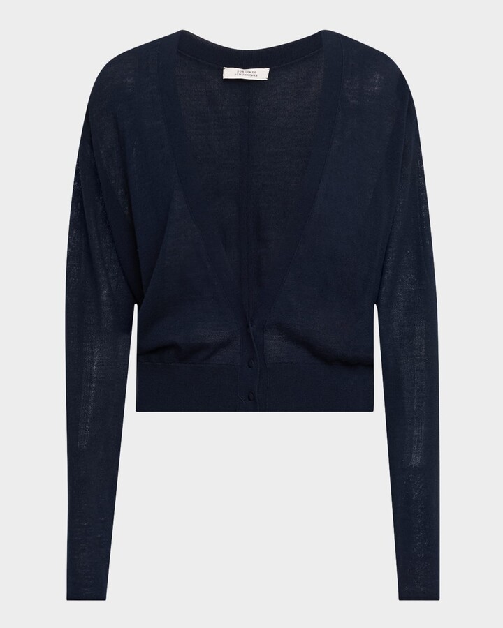 Dorothee Schumacher Refined Essentials I Wool-Cotton Knit Cardigan