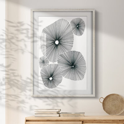 Ivy Bronx Bloom Spiral I -Framed Print