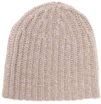 Gabriela Hearst Donegal Rib-knitted Cashmere Beanie Hat - Womens - Camel