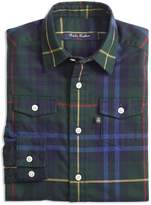 Thumbnail for your product : Brooks Brothers Boys' Stewart Plaid Flannel Shirt